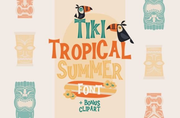 tiki-tropical-summer-font