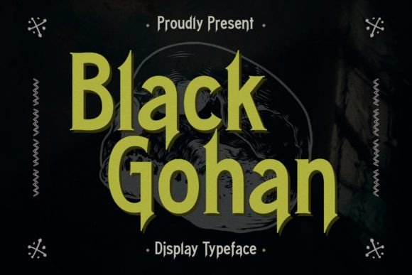 black-gohan-font