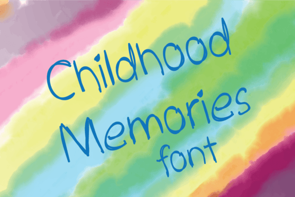 childhood-memories-font