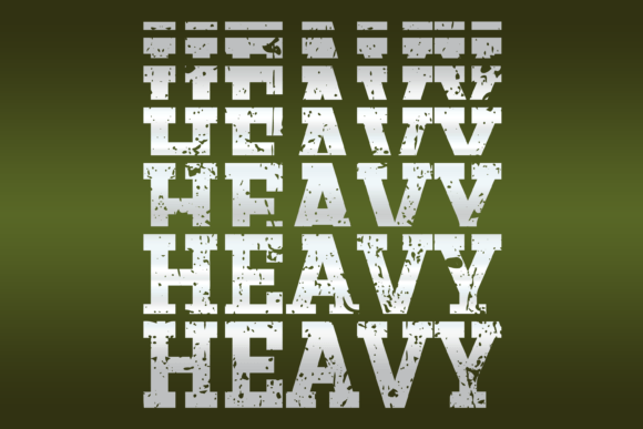 heavy-font