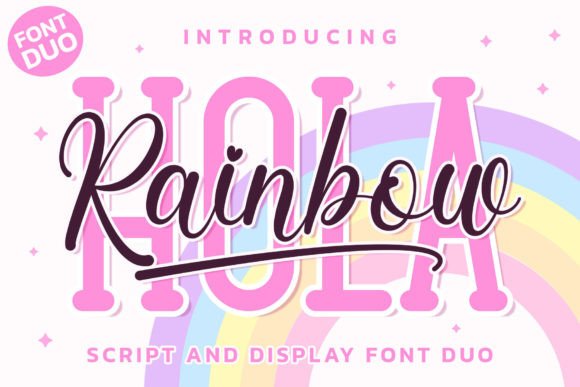 hola-rainbow-duo-font