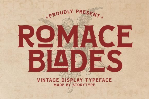 romace-blades-font