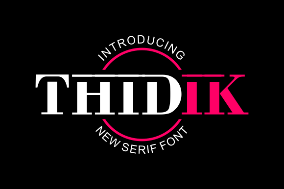 thidik-font