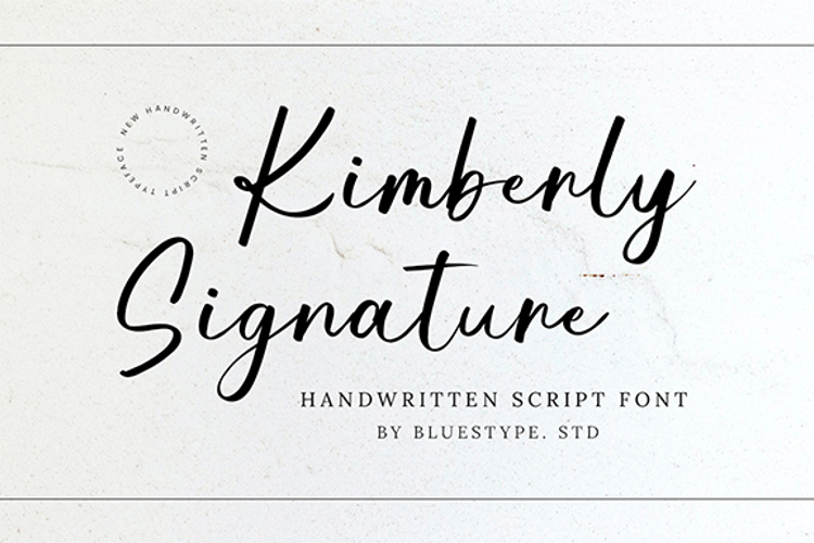 kimberly-signature-font
