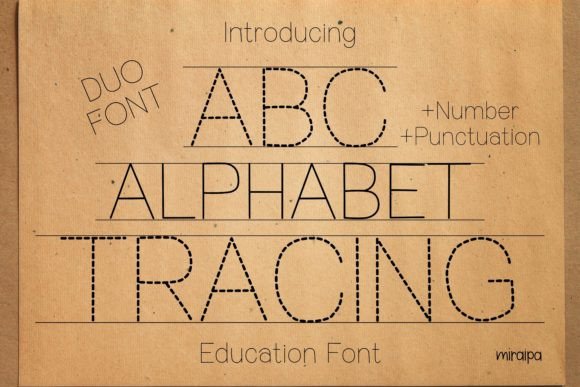abc-alphabet-tracing-font