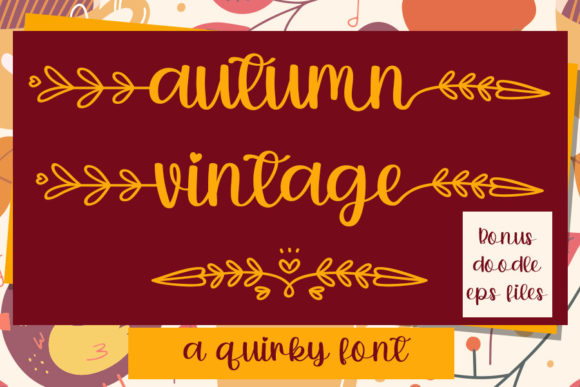 autumn-vintage-font
