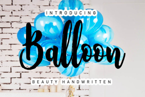 balloon-font