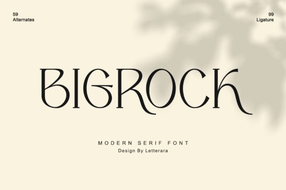 bigrock-font
