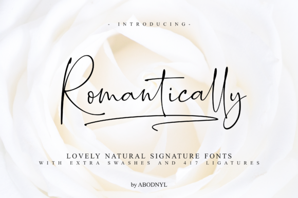 romantically-font
