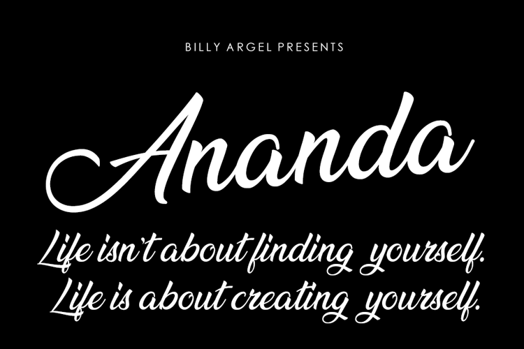 ananda-black-font