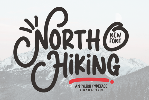 north-hiking-font