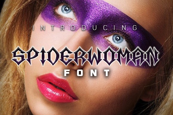 spiderwoman-font