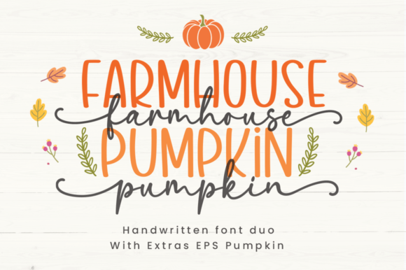 farmhouse-pumpkin-font