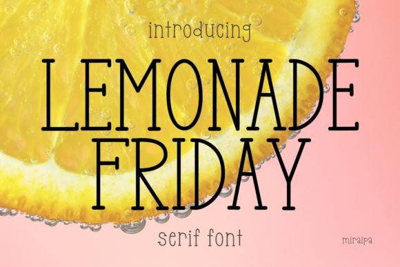 lemonade-friday-font