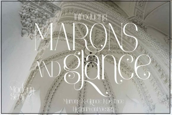 marons-and-glance-font