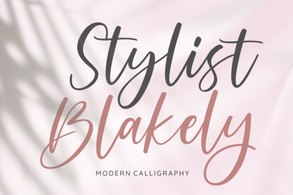 stylist-blakely-font