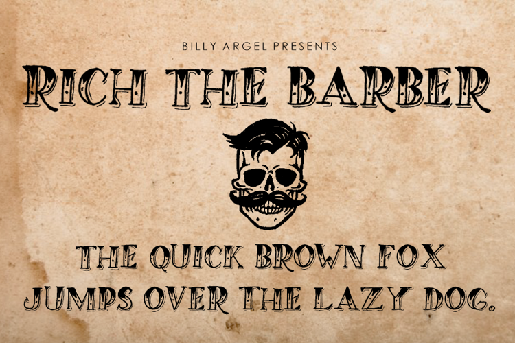 rich-the-barber-font