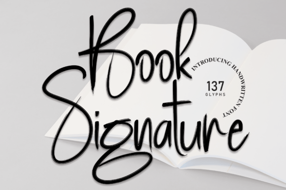 book-signature-font
