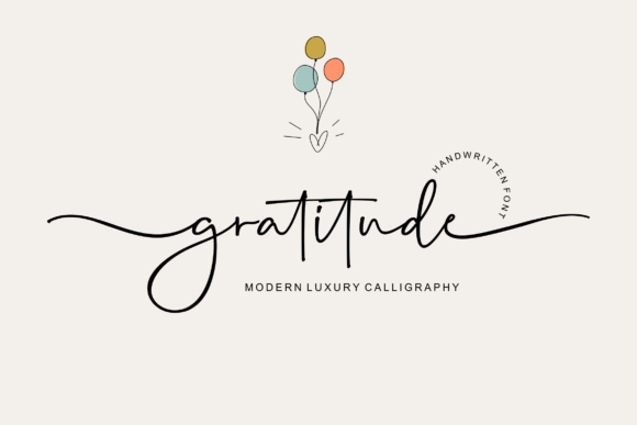 gratitude-font-font