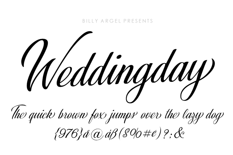weddingday-font