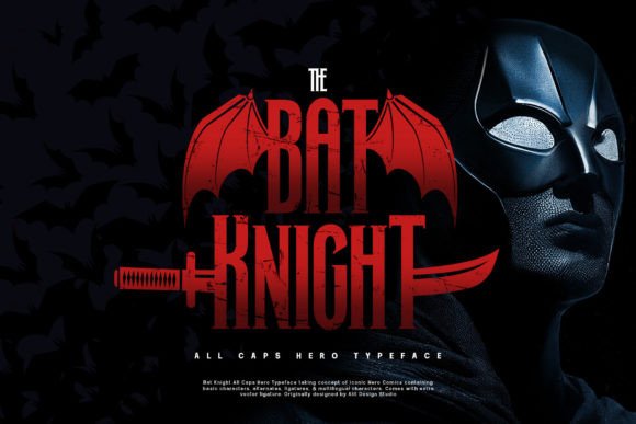 bat-knight-font