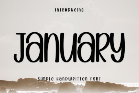 january-font