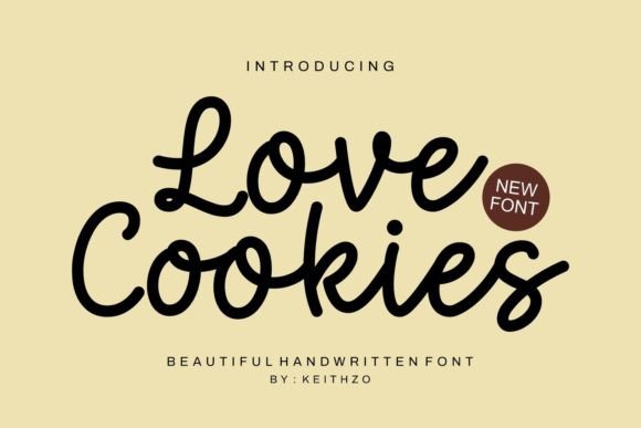 love-cookies-font