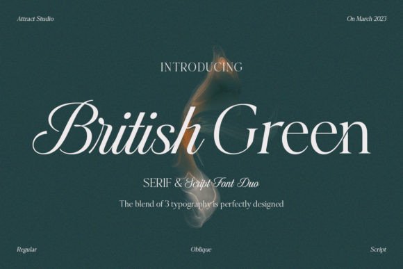 british-green-font