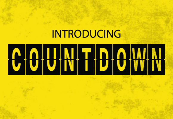 countdown-font