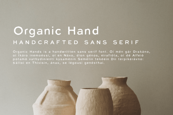 organic-hand-font