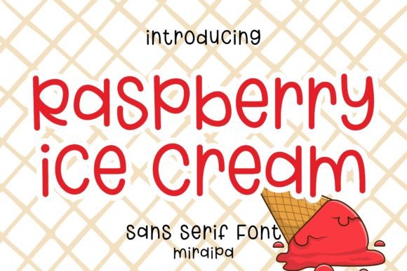 raspberry-ice-cream-font