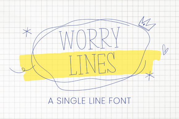 worry-line-font