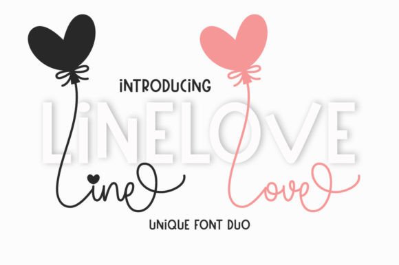 line-love-duo-font