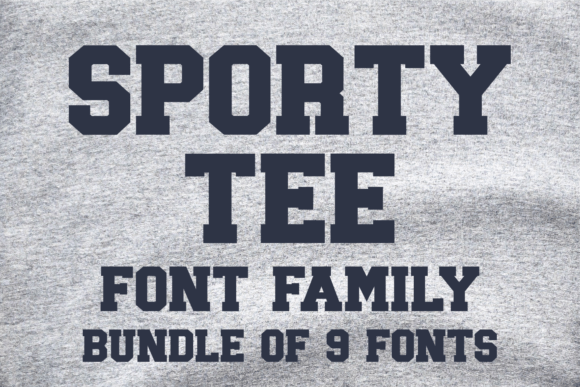 sporty-tee-family-font