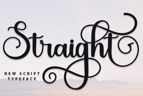 straight-font