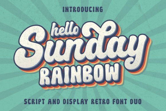 sunday-rainbow-font