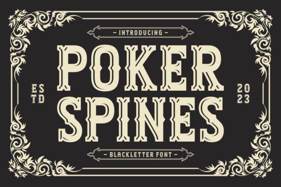 poker-spines-font