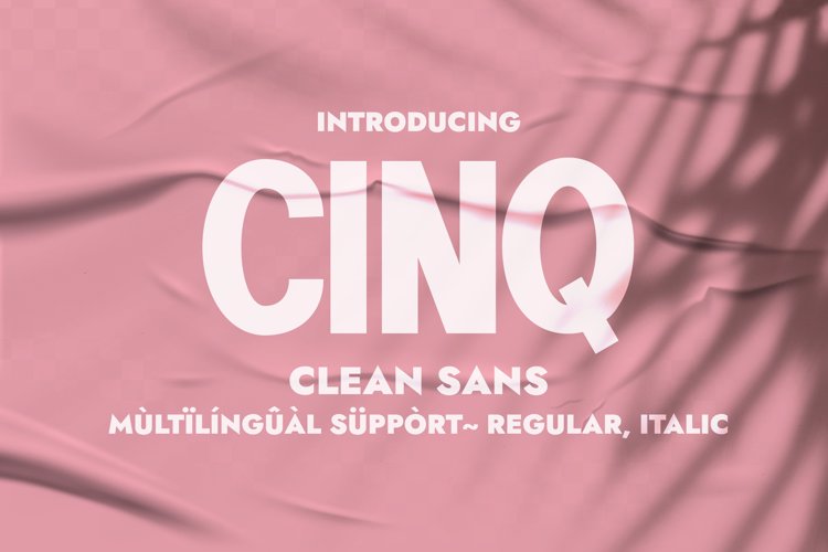 cinq-font