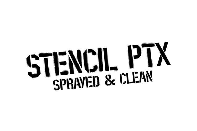 stencil-ptx-sprayed-font