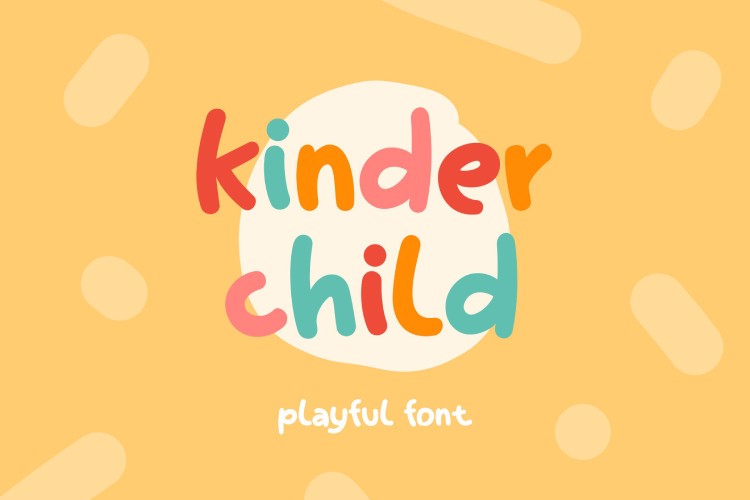 kinder-child-kawaii-bubble-font