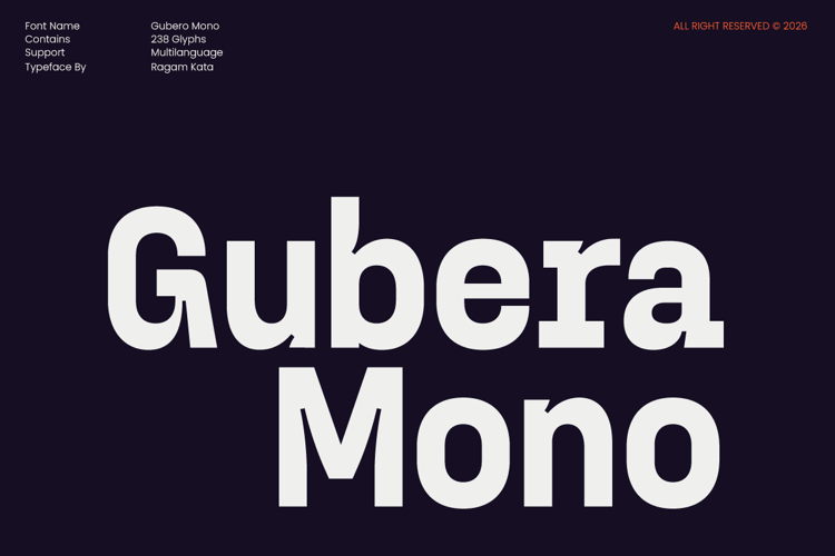 gubera-mono-font