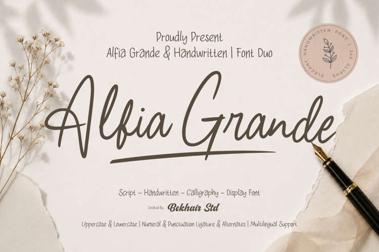 alfia-grande-font